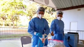 Personal de salud de Panamá.