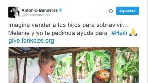 Antonio Banderas y Melanie Griffith trabajan juntos por Haití