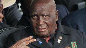 Kenneth Kaunda, el primer presidente electo de Zambia﻿.