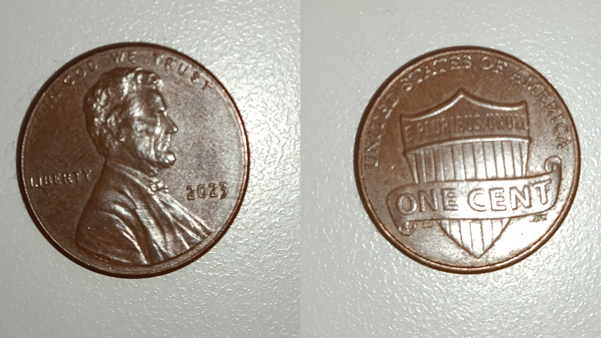 Moneda de 1 centavo 2023