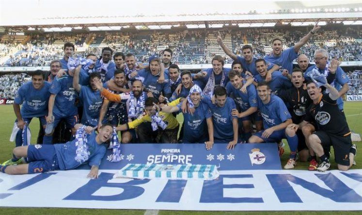 Deportivo La Coruña vuelve a la primera española un año después