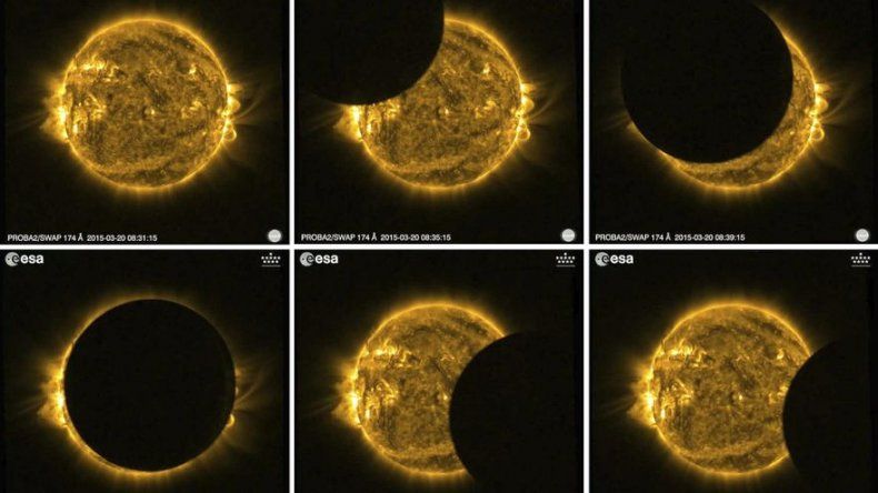 Un eclipse total sobre las islas árticas de Svalbard