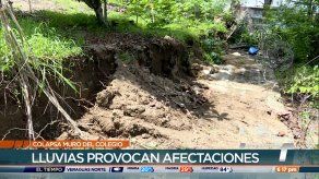 Colapsa muro perimetral en el IPT Jeptha B. Duncan