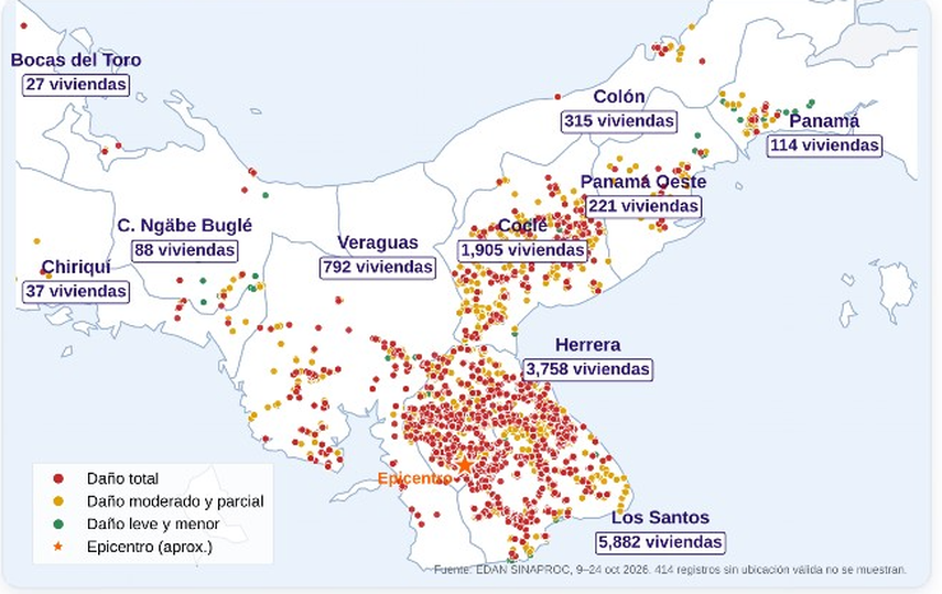 Terremoto en Panamá