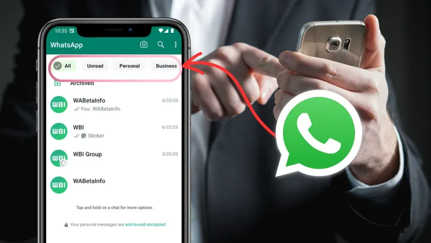 WhatsApp te ayuda organizar tus chats con su nueva actualización