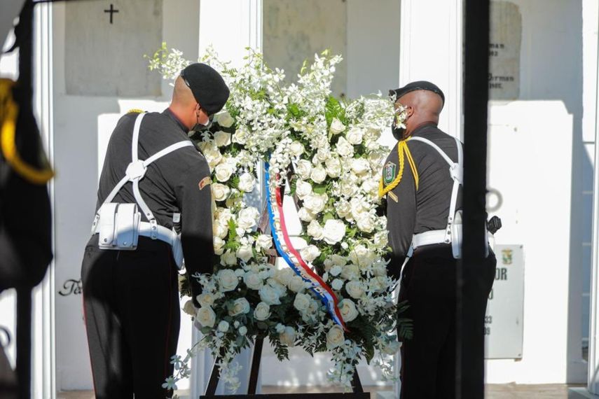 La romería se realizó en el Cementerio de Amador.