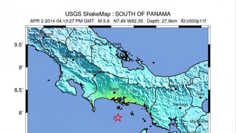 Fuerte temblor remeció varias ciudades de Panamá