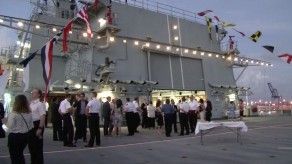 Llega a Colón buque de la Fuerza Real Naval Británica