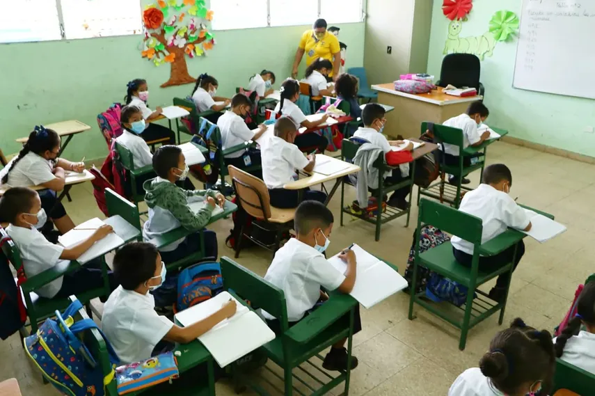 Aula de clase. Meduca