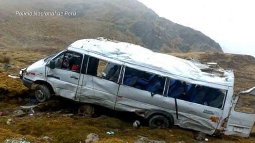 Cuatro turistas mueren en accidente en Machu Picchu