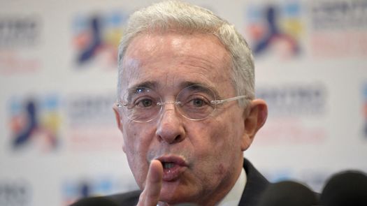 El expresidente de Colombia, Álvaro Uribe.