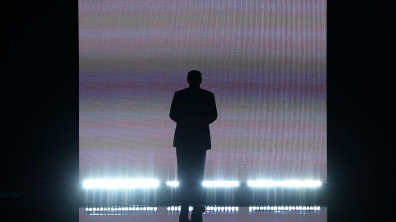 Trump quedó atrapado en un ascensor antes de un mitin