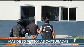 Capturan a 31 personas mediante operativo Aquiles Capturan a 31 personas mediante operativo Aquiles
