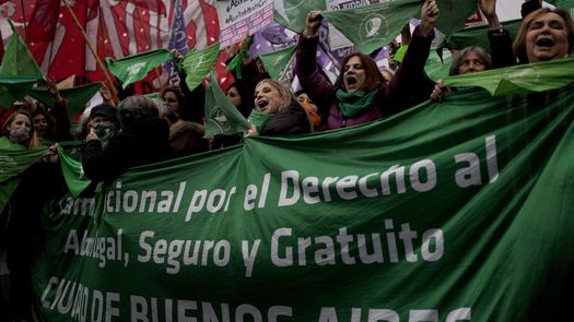La convocatoria estuvo a cargo de la Campaña Nacional por el Derecho al Aborto Legal, Seguro y Gratuito, un colectivo de organizaciones feministas fundado en 2005.
