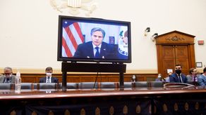 El secretario de Estado de EE. UU., Antony Blinken﻿.