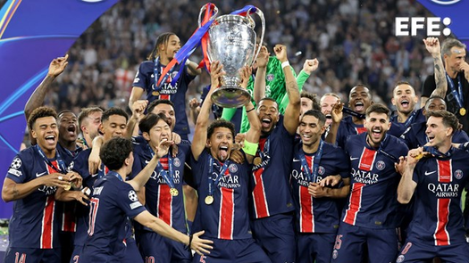PSG gana su primera Champions League.
