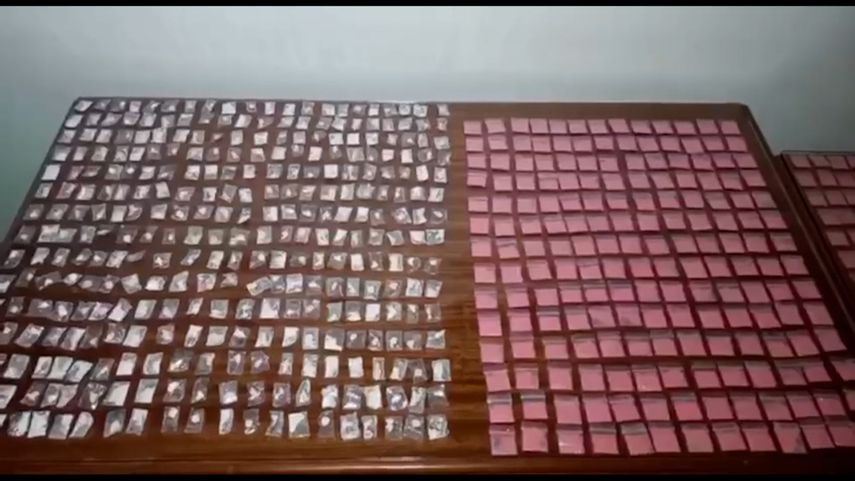 Presunta droga incautada.