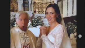 ¿Qué hace Dafne Fernández vestida de novia y dentro de una iglesia?