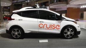Taxi autónomo de Cruise.