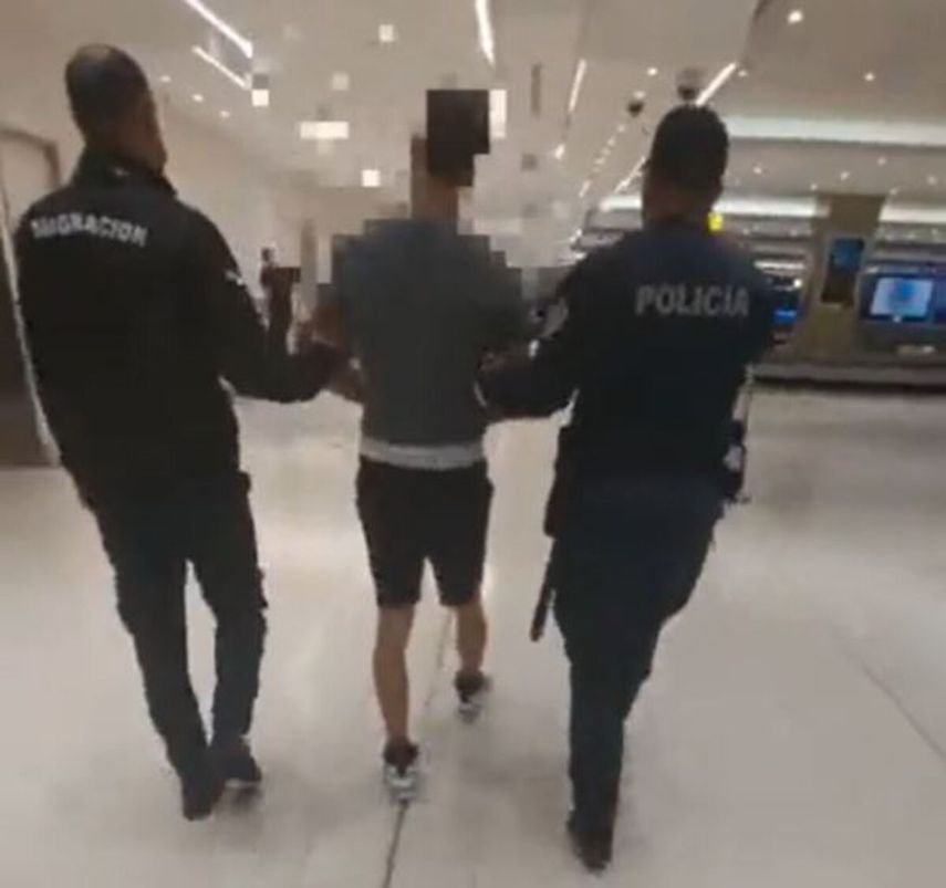 El italiano fue aprehendido en el Aeropuerto de Tocumen.