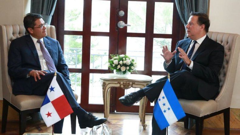 Presidente de Honduras realiza visita de trabajo en Panamá