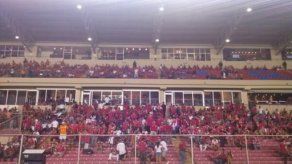 Mucha seguridad en el Rommel Fernández por partido Panamá Vs. Honduras