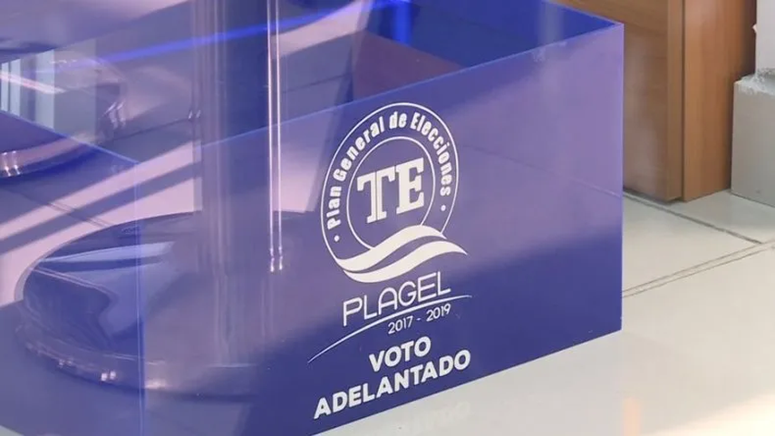 Proceso para voto adelantado.