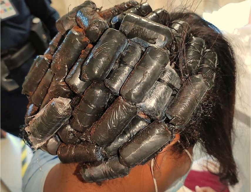 La mujer portaba unos 67 comprimidos de droga