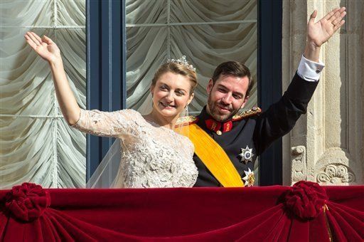Pareja real se casa en Luxemburgo