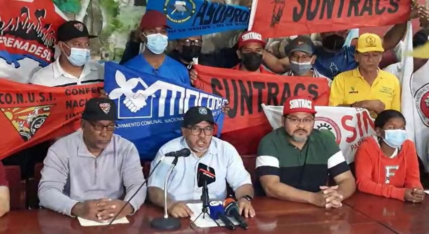 Dirigentes de la Alianza Pueblo Unido por la Vida.