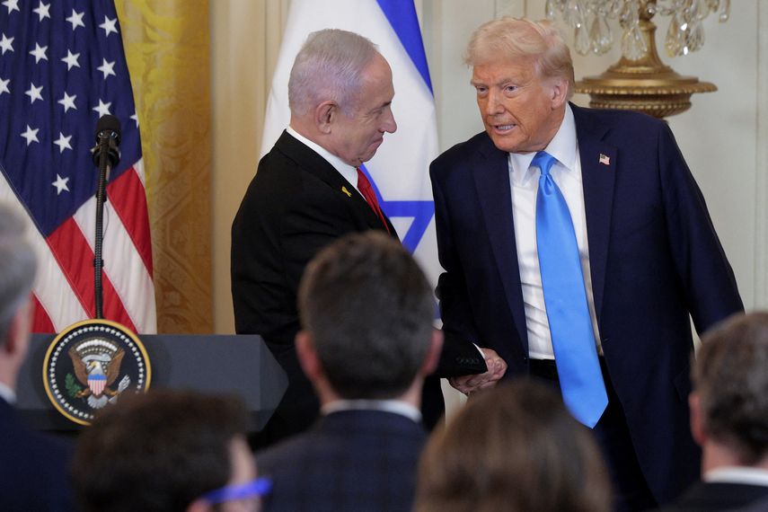 Donald Trump dice que Israel entregará Gaza a Estados Unidos.