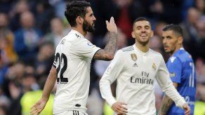 Dobletes de Isco y Asensio en goleada del Madrid en Copa