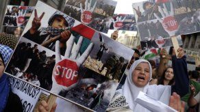 Cientos de personas se manifiestan en Madrid en solidaridad con Gaza