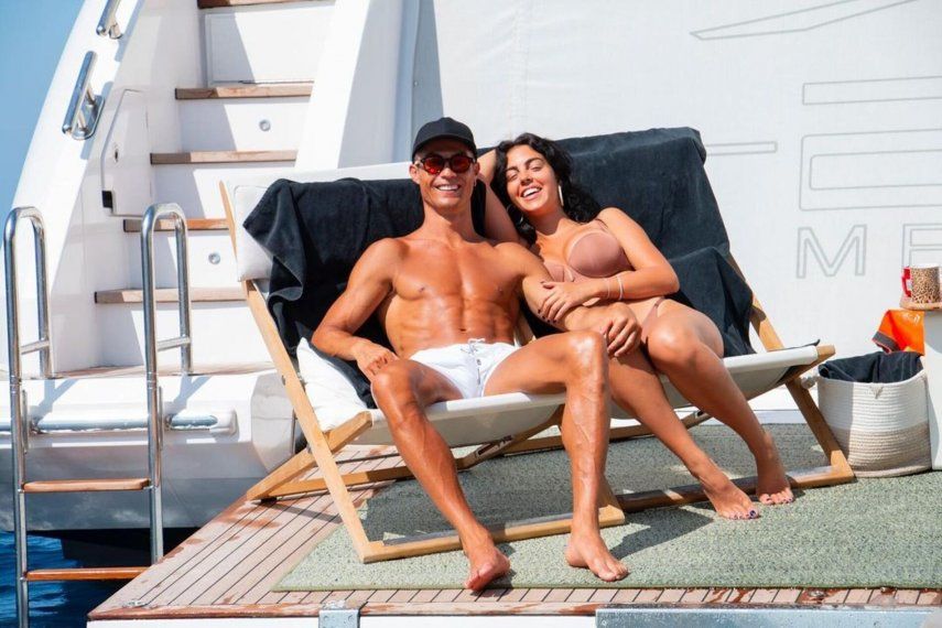 Cristiano Ronaldo y Georgina Rodríguez.