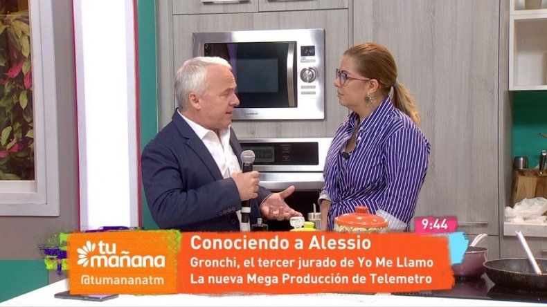 Alessio Gronchi, es el tercer jurado de Yo me Llamo