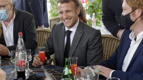 Presidente francés Emmanuel Macron﻿.