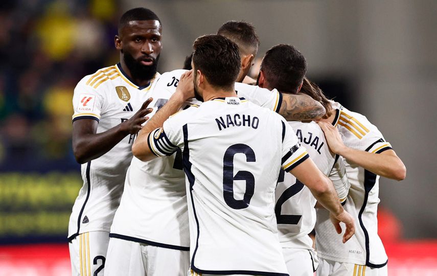 Real Madrid duerme líder tras triunfo sobre Cádiz