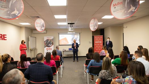 GerardoCorrales, director general y CEO de MAPFRE PANAMÁ, durante el lanzamiento del Club Milla.