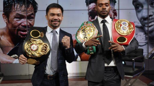 Manny Pacquiao y Errol Spence Jr.