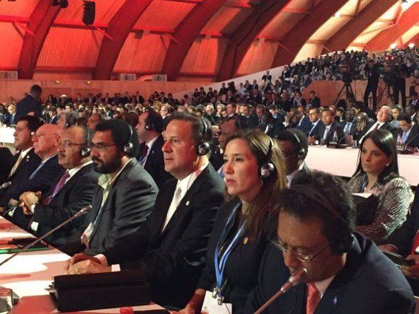 Varela participa en Conferencia sobre el Cambio Climático en París