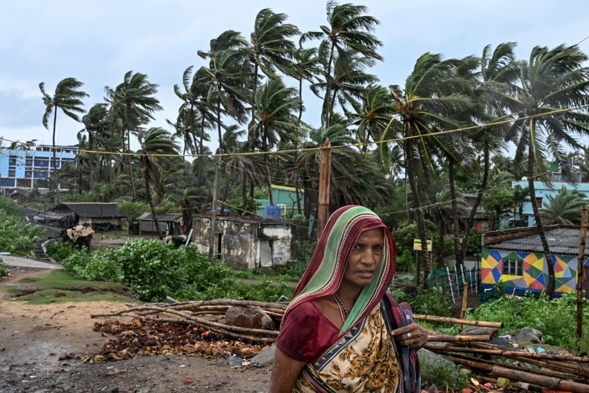 Ciclón Dana impacta en la costa este de India&nbsp;