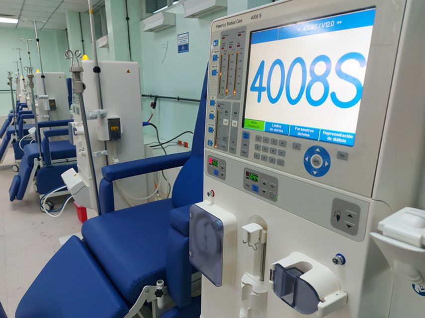 Nueva sala de hemodiálisis de la CSS.