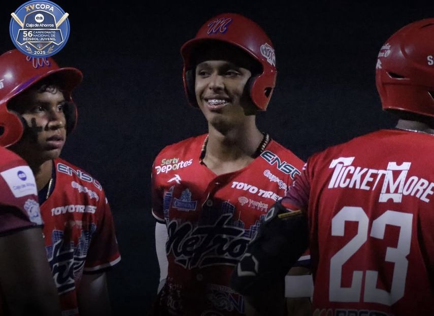Béisbol Juvenil 2025: Panamá Metro gana reñido duelo ante Herrera