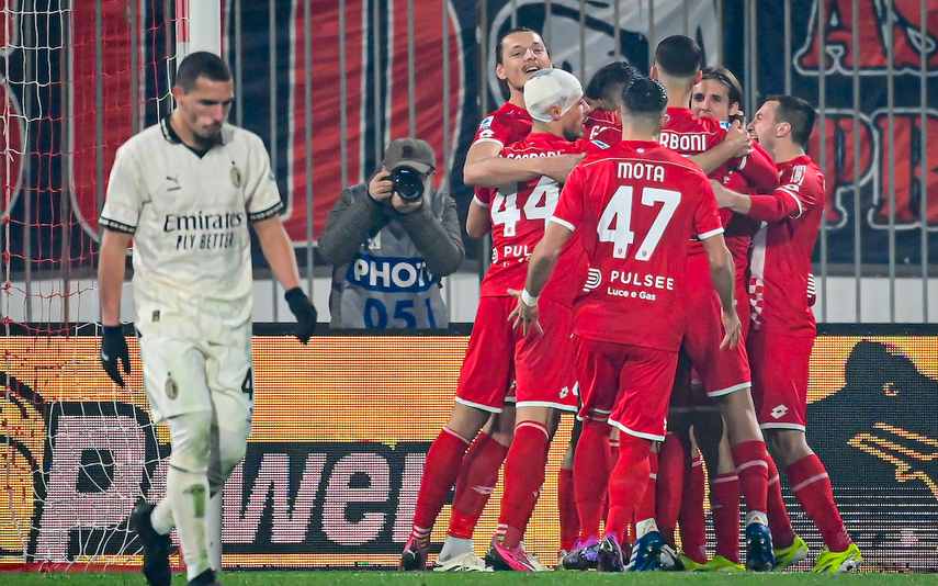 El Monza goleó al AC Milan en la fecha 25 de la Serie A