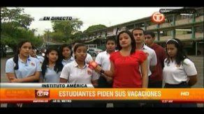 Autoridades mantendrán reunión con estudiantes del Inst. América