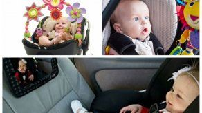 Opciones de entretenimiento para el bebé mientras viaja en el vehículo