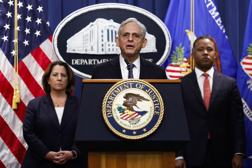 El fiscal general Merrick B. Garland.
