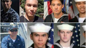 Identifican los cuerpos de los siete marines del buque accidentado en Japón