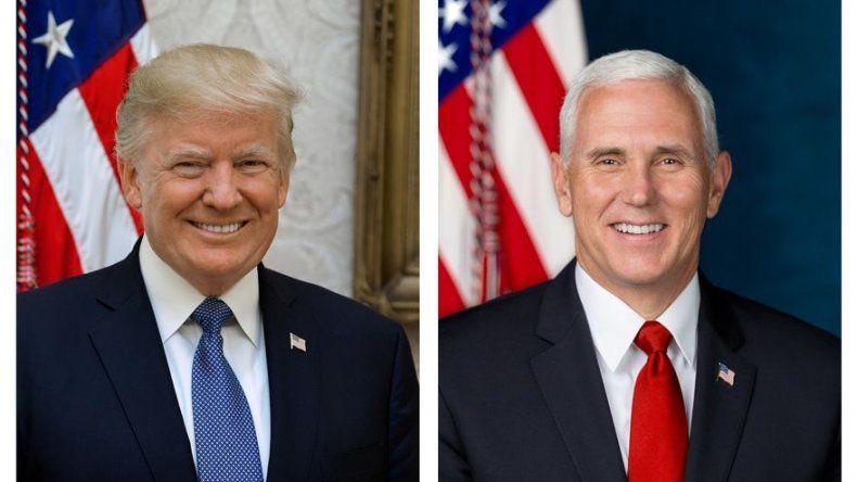 Develan retrato oficial de Trump
