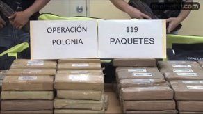 Policía panameña decomisa droga que iba a Polonia
